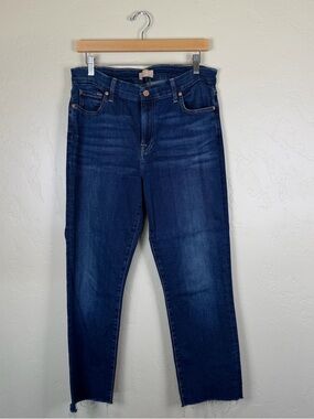 7 for All Mankind Women’s Kimmie Straight Dark Wash High-Rise Jeans Size 32